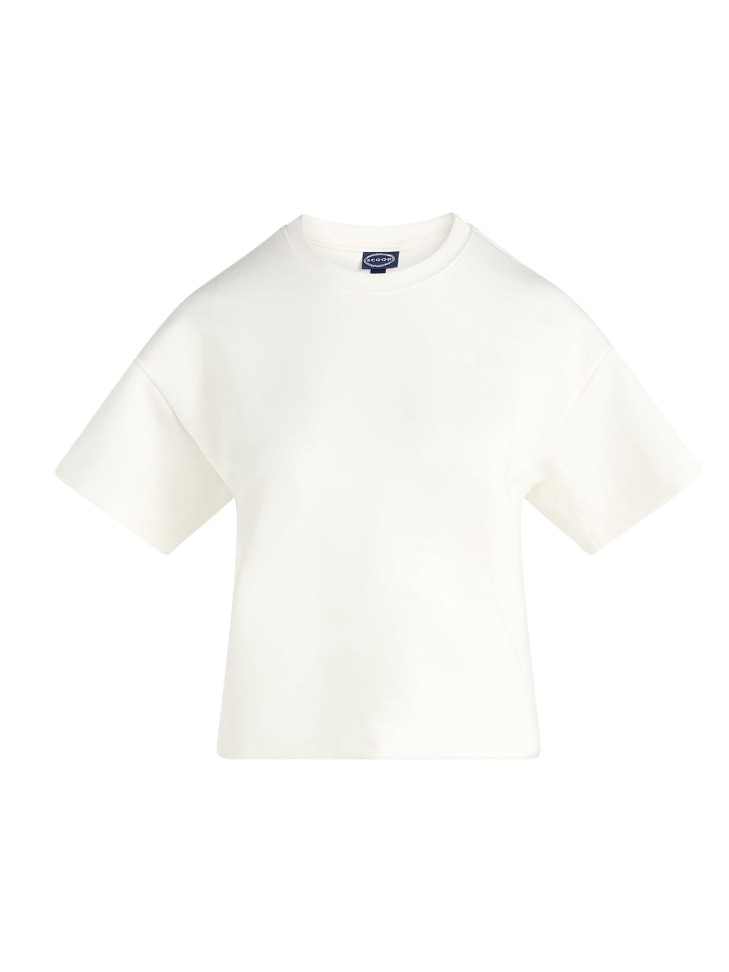 Scoop Women's and Women's Plus Scubaknit Tee with Short Sleeves, Sizes XS-4X