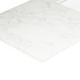 thumbnail image 3 of Ceres 61" Engineered Stone Vanity Top in Grain White with Double White Sinks, 3 of 6