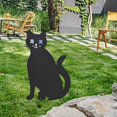 thumbnail image 6 of Garden Cat Silhouette Stake Photo Props Versatile Animal Statue Ornament for Outdoor Halloween Home Outside Decor 31x20cm, 6 of 10