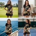 thumbnail image 2 of Binienty Speed Horse Racing His and Hers Matching Golf Outfit Set Short Sleeve Men's Shirt Women's Golf Skort Dress Casual Summer Couple Activewear for Golf Pickleball Tennis, 2 of 7