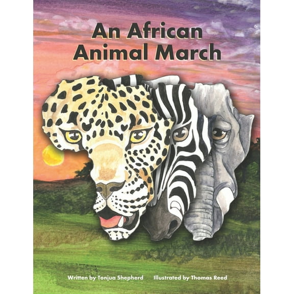 An African Animal March, (Paperback)