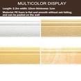 thumbnail image 4 of 3D Pattern Adhesive Corner Line Stickers Peel and Stick Trimmable DIY Skirting Waterproof Soft Foam Ceiling Wall Border, 4 of 7