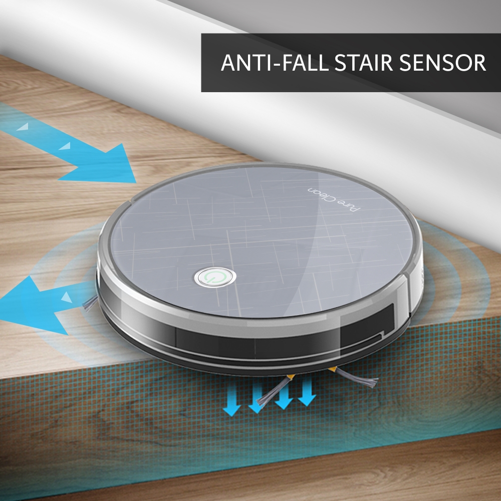 Pure Clean PUCRC660 - Smart Robot Vacuum Cleaner - Robot Cleaning Vacuum  with Downloadable App and Remote Control - Walmart.com