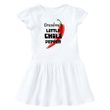 

Inktastic Grandma s Little Chili Pepper Gift Baby Girl Dress