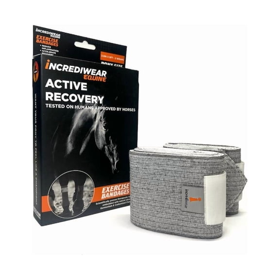 Incrediwear Equine IncrediWear Circulation Exercise Bandages Grey (Pair)