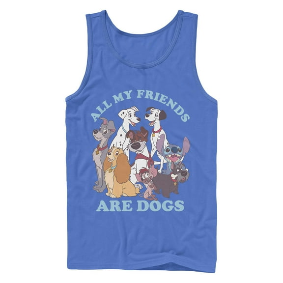 Men's Disney All My Friends Are Dogs Tank Top