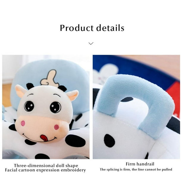Silla para bebés, asiento de apoyo para bebés, silla suave con forma de animal, silla de comedor portátil, soporte para bebés y bebés