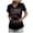 Grey, variant on Patriotic Scrub Tops for Women 4th of July Flag Print V Neck Tee Short Sleeve Casual Tops Working Uniform (Grey, M)