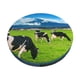 thumbnail image 1 of Balery Grazing Cows Mountain View Fundas de asiento para taburete de bar redondo de tela de terciopelo ajustables que protegen de arañazos y manchas para sillas de 14 a 17 pulgadas.-13 inch, 1 of 7