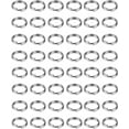 thumbnail image 1 of HAHDAXIA 200 Pieces 6mm Metal Split Rings Nickel Plated Small Key Chain Ring Part for Ornament Crafts and Jewelry Making，Silver, 1 of 4