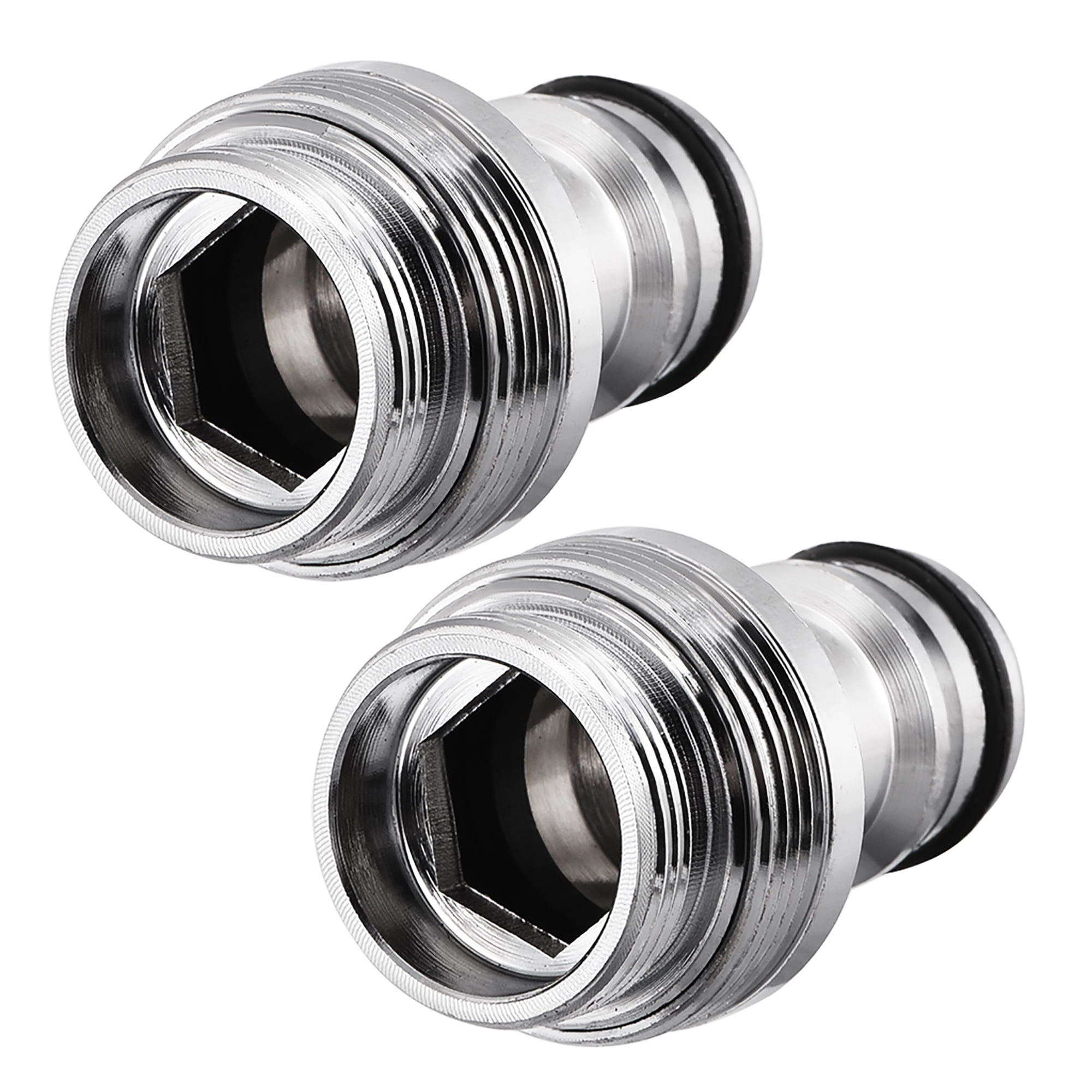 Brass Garden Hose Quick Connector Faucet Adapter 20mm Male Threaded 2pcs