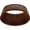 Walnut, variant on Best Choice Products 36in Wood Slatted Christmas Tree Collar - Black