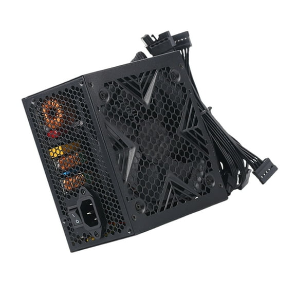 COOLHOOD 550W/650W/750W Power Supply DC12V for Gaming Computer with Advanced Thermal Management Quiet 120mm Fan