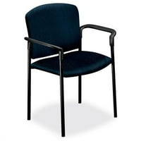 Hon Pagoda 4070 Series 4071 Stacking Chair Polyester Mariner Seat, Acrylic Back Metal Black Frame 27.3" X... by The Hon