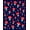 Red, Pattern 2, variant on ODIKA 4'x6' Machine Washable Non-Slip Area Rug, Enchanted Forest Mushroom Fairy Garden Path High Traffic Rug, Navy Blue, 677362