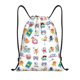 thumbnail image 1 of Fotbe Hello Summer Cat Bolsa Mochila con Cordón Estampada, Bolsa de Gimnasio Deportiva, Bolsa Cinch, Bolsa con Cordón para Hombres y Mujeres-Medium, 1 of 6
