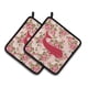 thumbnail image 1 of Caroline's Treasures Whale Shabby Chic Pink Roses Par de soportes para macetas BB1021-RS-PK-PTHD, 7.5HX7.5W, Multicolor Caroline's Treasures BB1021-RS-PK-PTHD, 1 of 1