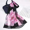 thumbnail image 2 of Ksopiavobs Women Soft Floral Print Shawl Chiffon Sheer Scarf, 2 of 7