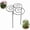 S, variant on 1pcs 10.8" Metal Plant Support Ring, Heavy-Duty Peony Cage, Grow-Through Garden Stake for Flowers Vegetables, Indoor Outdoor Decorative Plant Holder
