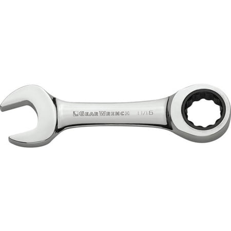 UPC: 0082171095009 | 3/8  Stubby Comb. Ratcheting Wrench