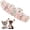 Pink, variant on Pearl Dog Collars, Fancy Crystal Bling Pearl Cat Collar Rhinestone Luxury Beaded Puppy Necklace Diamond Girl Pet Jewelry for XXS XS Small Medium Female Dogs Kitten