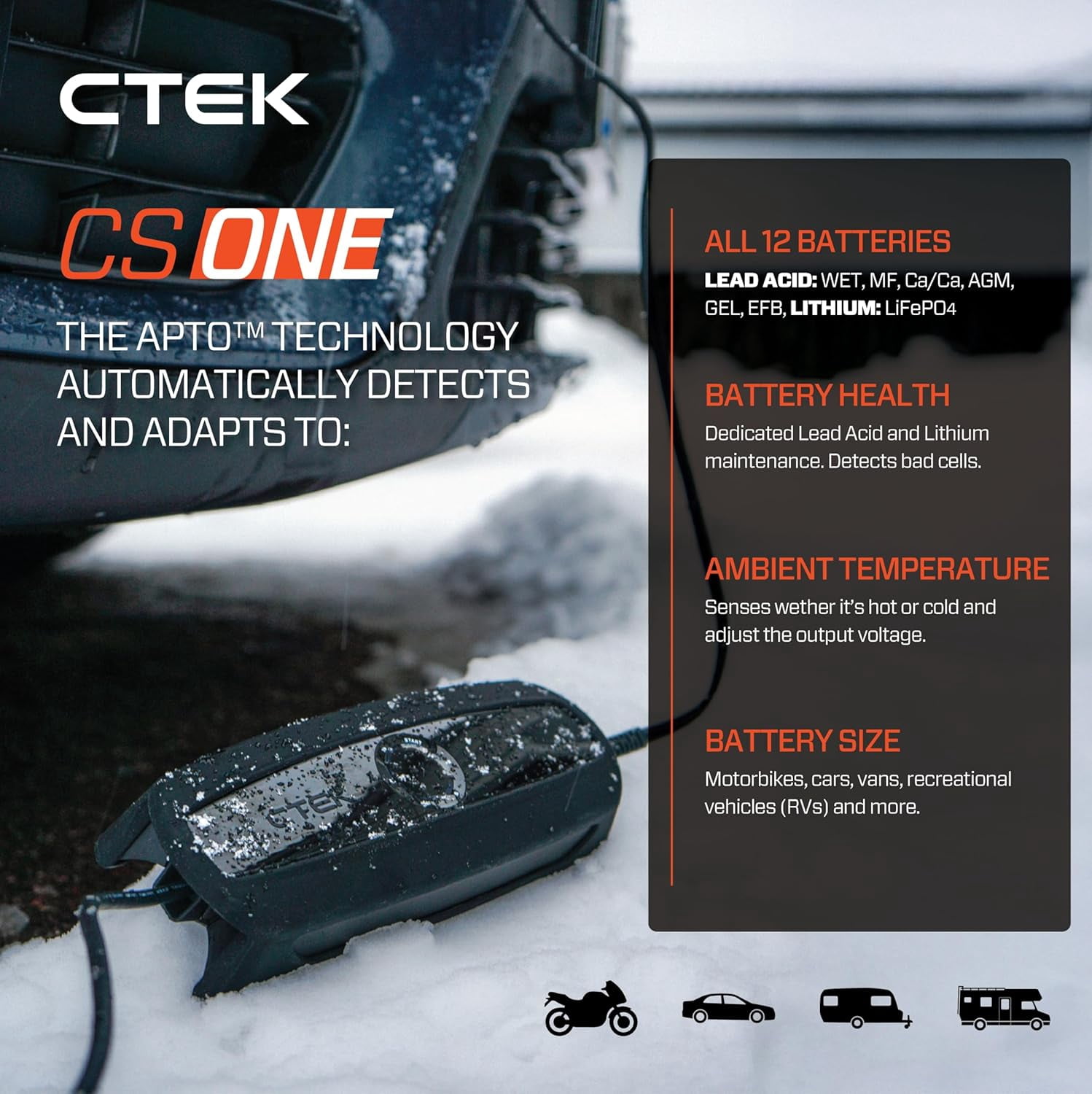 CTEK Smart Battery Charger SUNDANCE 【公式通販】