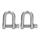 thumbnail image 1 of Grillete de anclaje con anillo en D, Grillete de anclaje con anillo en D Grillete en forma de D Grillete con pasador de tornillo Impulsado por el rendimiento, 1 of 8