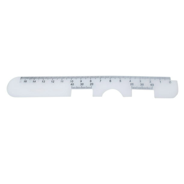 piezas de regla óptica de plástico PD, medidor de distancia pupilar, herramienta oftálmica para ojos, regla, accesorios para gafas