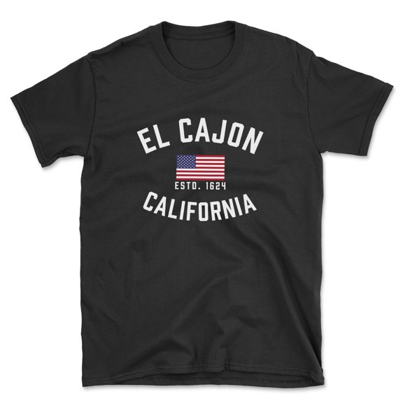 El Cajon California Patriot Men's Cotton T-Shirt