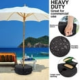 thumbnail image 5 of 18”Patio Umbrella Base Weight Bag, Round Weights for Outdoor Umbrella Stand, Waterproof Sand Bags with Durable Side Handle for Garden, Beach, 5 of 9