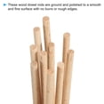 thumbnail image 3 of Unique Bargains 1/8 x 6 Inch Dowel Rods Wood Sticks Unfinished Wooden Dowel Rods Round Dowels Sticks 50 Pcs, 3 of 6