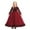 A-Red, variant on mgoYE Grirls Christmas Dress Elegant Little and Big Girls Long Birthday Party Wedding Pageant Graduation Prom Maxi Dresses(Sky Blue,5-6 Years)