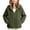 02-Army Green, variant on Atogsazn Kids Girls Fleece Full Zip Jacket Children Sherpa Long Sleeve Coat Winter Warm Tops Black 14-15 Years Fashion