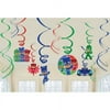 PJ Masks Swirl Decorations Value Pack (12 Pieces)