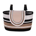 thumbnail image 2 of koolsoo Bike Basket Bike Decoration Front Basket for Shopping Riding Camping Brown, 2 of 9