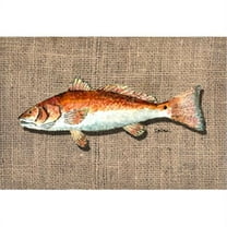 Carolines Treasures 8736PLMT Red Fish Fabric Placemat