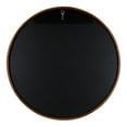 thumbnail image 6 of Kate and Laurel McLean Mid-Century Wood Framed Wall Mirror, 30 inch Diameter, Walnut Brown, Decorative Modern Round Mirror, 6 of 8
