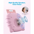 thumbnail image 5 of Tarjetas flash bilingües rosadas en español e inglés, juguetes de terapia del habla de bolsillo con 512 palabras, juguetes de aprendizaje de idiomas Montessori, juguetes para autismo, juguetes de cump, 5 of 5