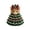 Cat Crochet Christmas Tree Kit#6, variant on DIY Crochet Christmas Tree Kit, Handmade Animal Christmas Tree Ornament Craft Kit, Holiday Crochet Supplies Set, Excellent Creative Project For Adult Crafters During Holiday Season(Fox)