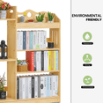 thumbnail image 5 of Magshion Wood 4 Tiers Durable Bookshelf, Kids Toys Books Display Storage Bookcase, Natural, for Home, 5 of 10