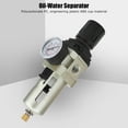 thumbnail image 1 of Air Oil Water Separator Air Compressor Filter Pressure Regulator Single Unit Iron Cup Cover, 1 of 8