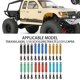 thumbnail image 3 of Amortiguador trasero delantero Bewildely de aleación de aluminio para coche 1/10 Axial SCX10 D90 TRX4 TF2 CC01 Verde, 3 of 6