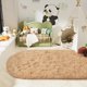 thumbnail image 2 of Alfombra LOCHAS 100x190 cm Beige Suave y Esponjosa Ovalada para Dormitorio, 2 of 7