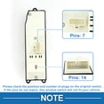 thumbnail image 4 of Interruptor de ventana eléctrica Unique Bargains No.8482060130 para el lado del conductor delantero para Toyota Land Cruiser 1998-2002 Negro Marrón, 4 of 7