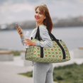 thumbnail image 6 of Picia Daisies Flowers Print Travel Duffle Bag,Weekender Bags for Women with Shoe Compartment, Gym Duffel Bag with Wet Pocket, Hospital Bags for Labor and Delivery, 6 of 7