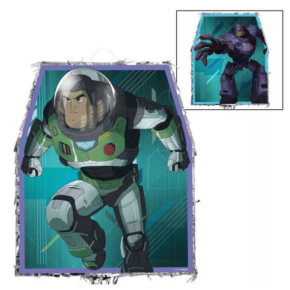 Pull String Lightyear Pinata, 18in x 21.5in, 2lb - Pixar