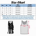 thumbnail image 3 of HCNTES 4th of July Shirts Mens Muscle Tank Top 1776 Sleeveless Graphic Gym Workout American Flag Shirt(Red,XXL), 3 of 4