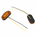 thumbnail image 2 of 30X Yellow LED 2.5Inch 2 Diode Light Oval Clearance Trailer Truck Side Marker Lamp, 2 of 8