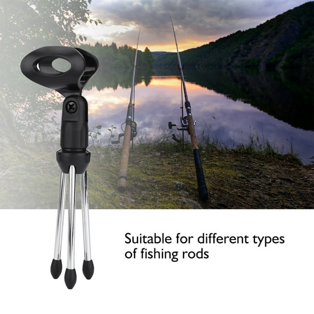 Cergrey Fishing Tripod,Stainless Steel Tripod Stand for Fishing Rod Fish  Pole Bracket Handle Support Holder,Fishing Tripod Stand 
