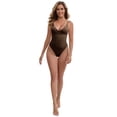 thumbnail image 5 of DARING DIVA Maternity Bodysuit Sleeveless Tank Top Shapewear XXL Brown, 5 of 6